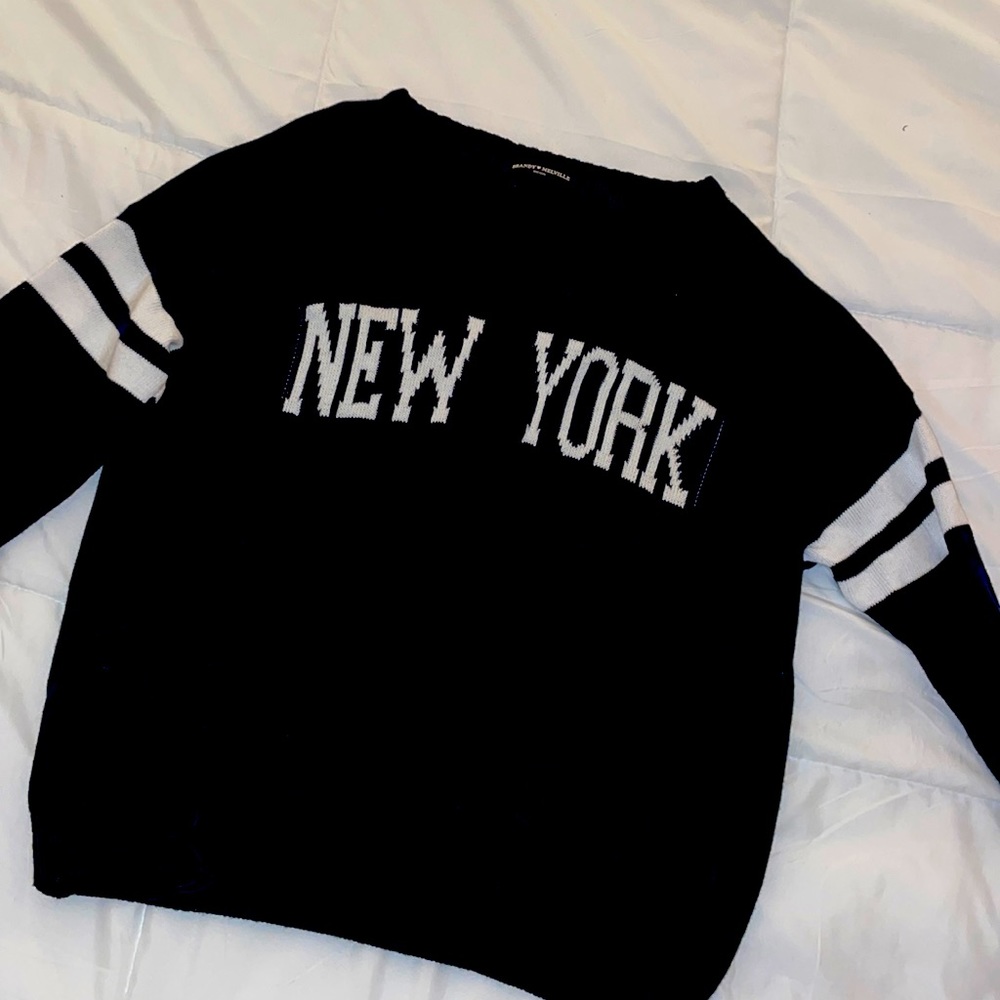 Brandy Melville Navy Blue Sweater